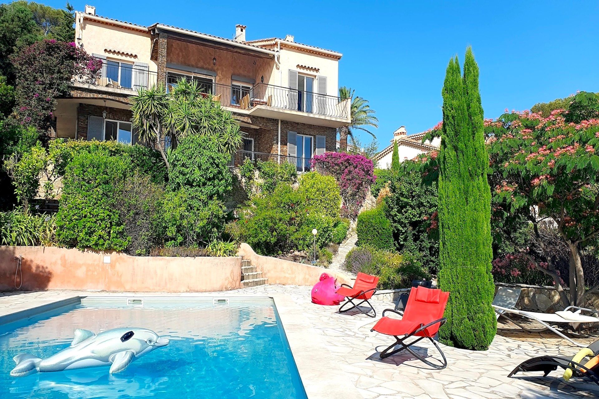 Méditerranée Location Villa avec Piscine privée à Les Issambres, Côte d'Azur