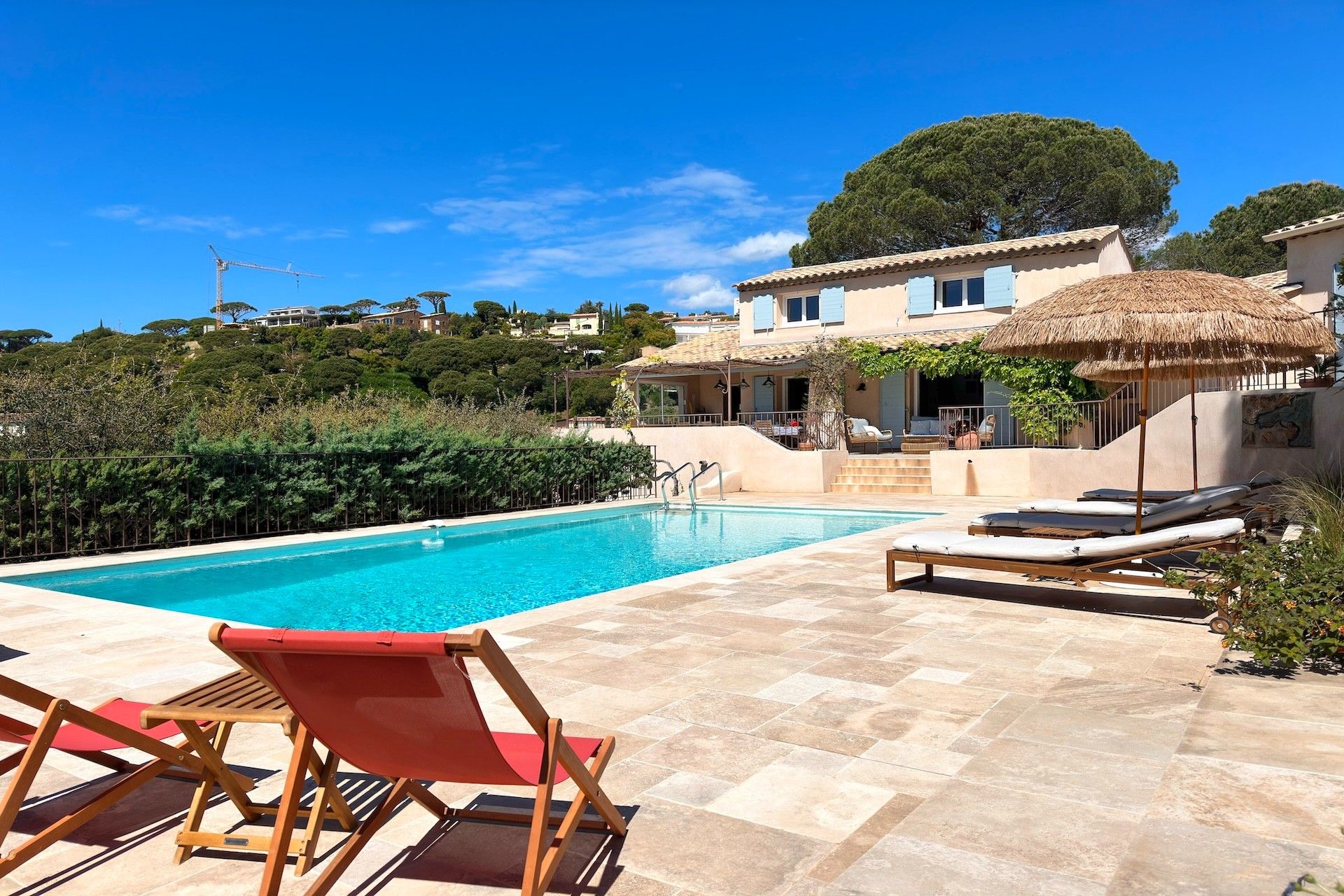 Méditerranée Location Villa avec Piscine privée à Sainte-Maxime, Côte d'Azur